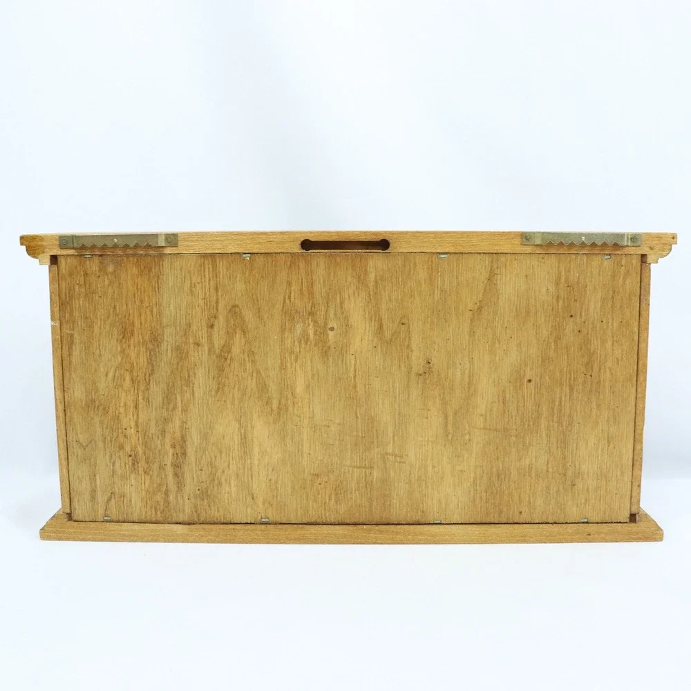 Cottagecore Wooden Heart Trinket Shadow Hanging Display Box 13.5